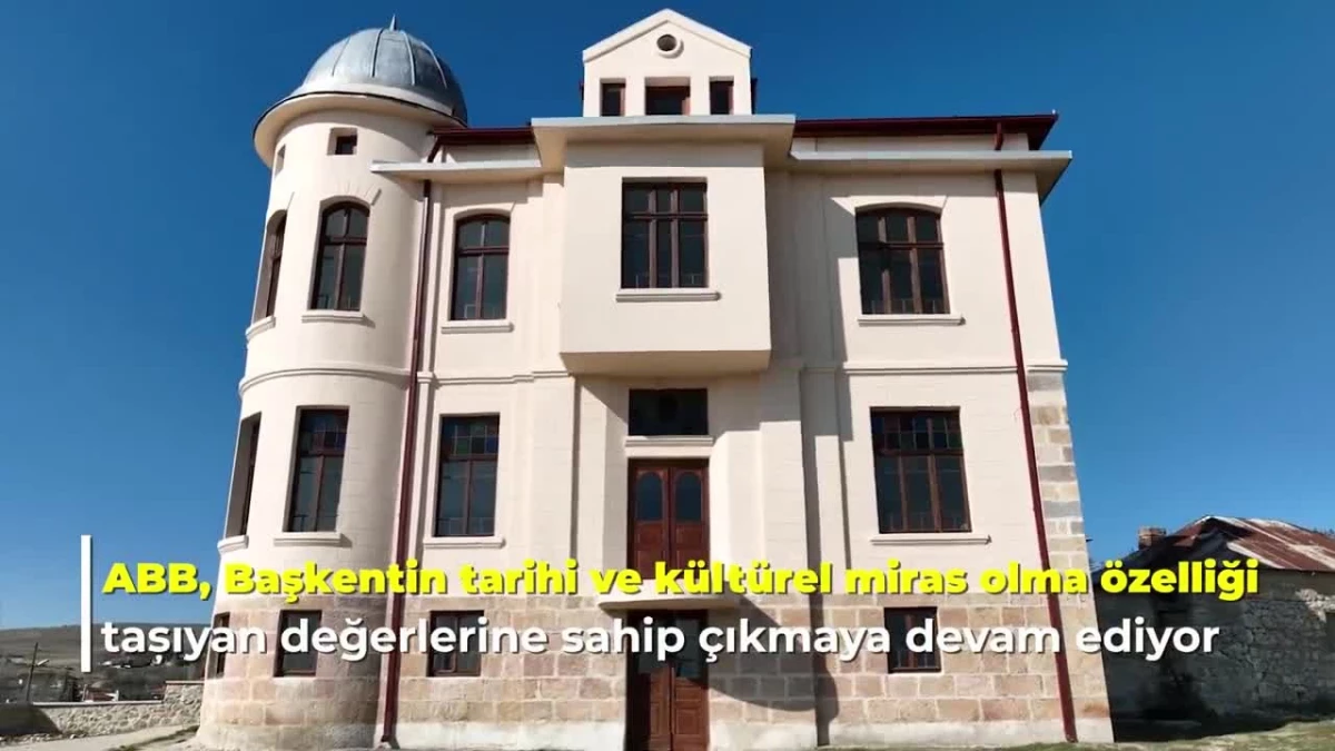 Ankara Büyükşehir Belediyesi, Hallaçlı Mehmet Ağa Konağı\'nın Restorasyonunu Tamamladı