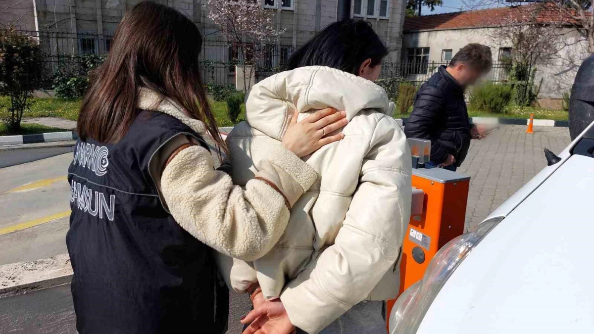 Samsun\'da apart otelde uyuşturucu madde ve hassas teraziyle yakalanan 20 yaşındaki kadın tutuklandı