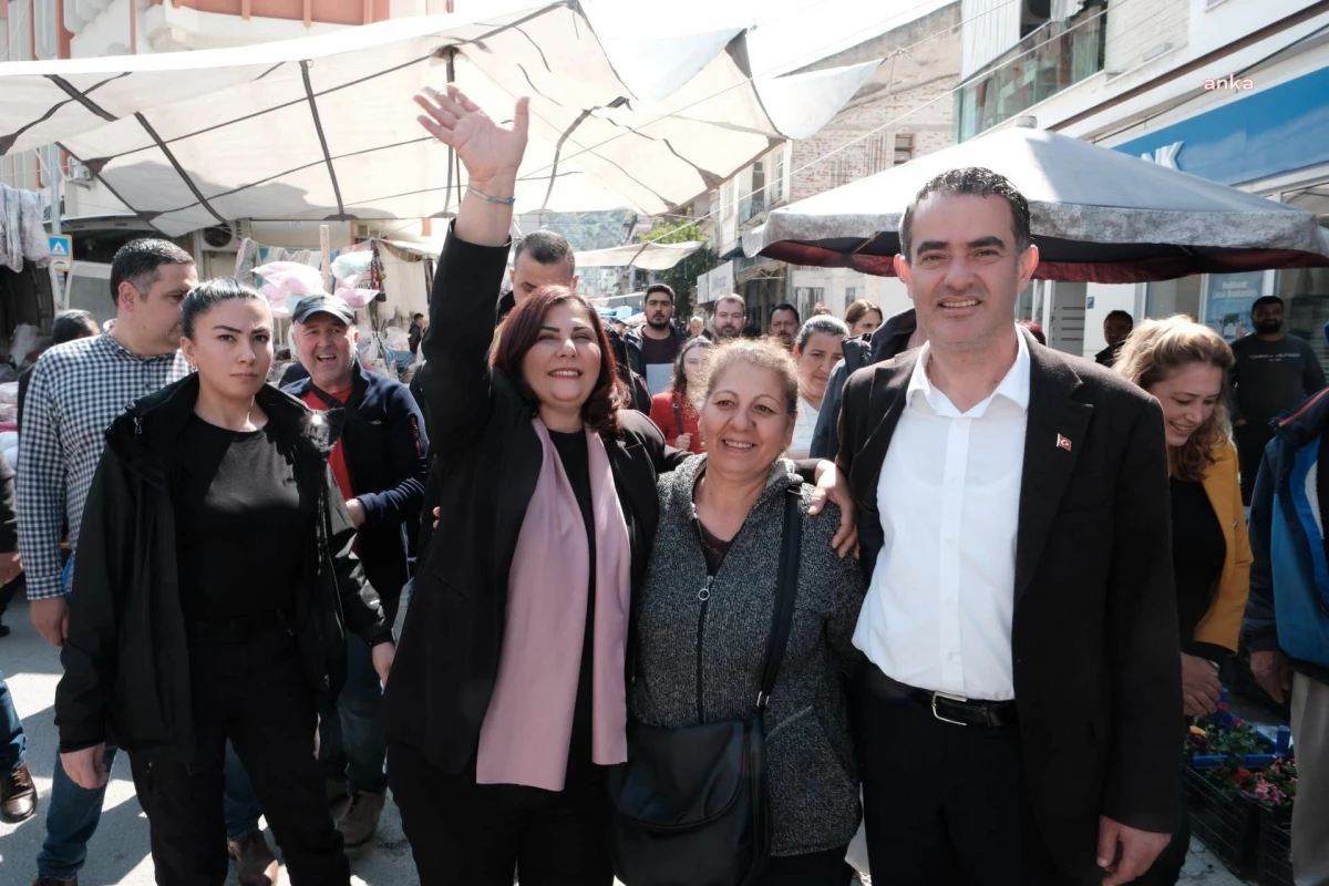 Aydın Büyükşehir Belediye Başkanı Özlem Çerçioğlu, Koçarlı\'da Ata Tohumları Fidelerini Dağıttı
