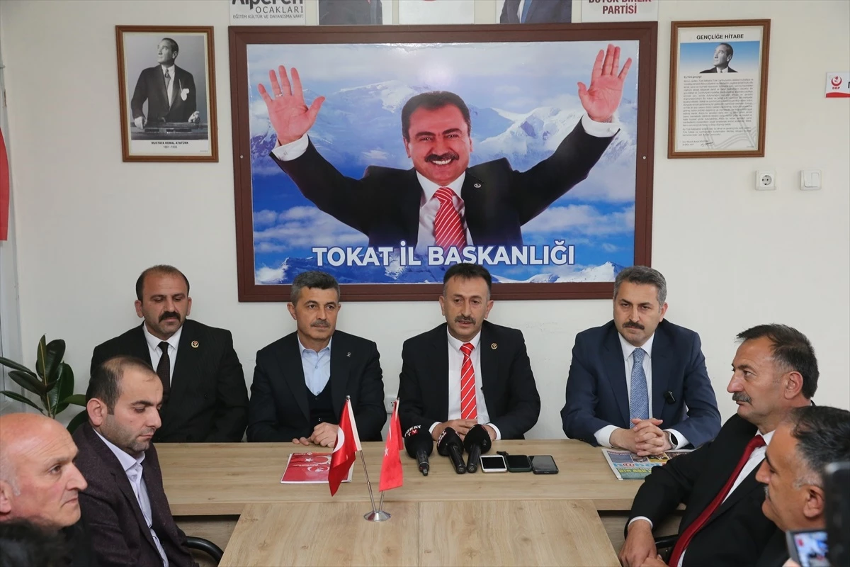 BBP Tokat İl Başkanı Mustafa Omalar, AK Parti Tokat Belediye Başkan adayı Eyüp Eroğlu\'nu destekleyeceklerini açıkladı