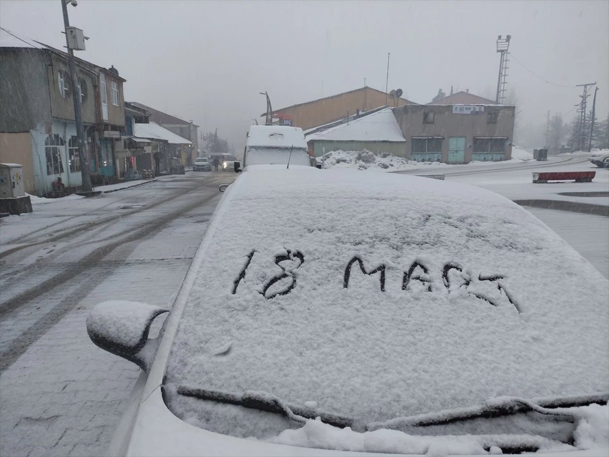 Bingöl\'ün Karlıova ilçesinde kar yağışı etkili oldu
