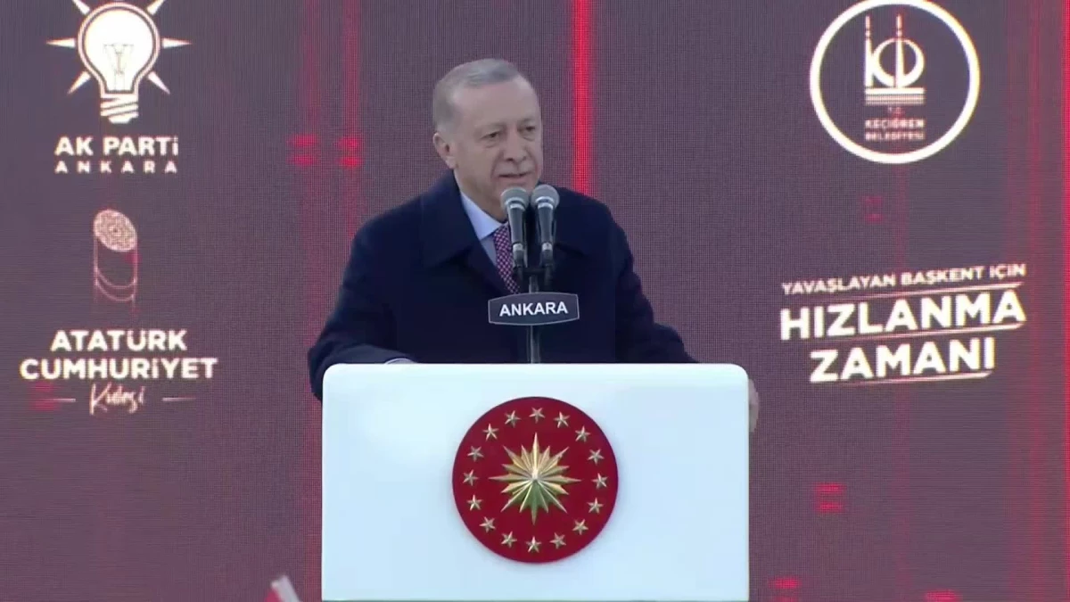 Erdoğan: CHP\'nin Ankaramıza vereceği hiçbir hizmet yok
