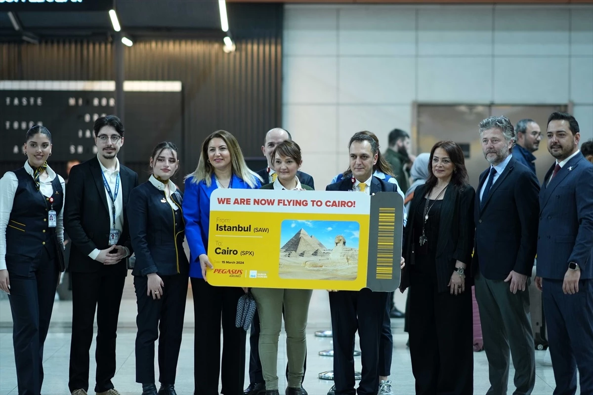 İstanbul Sabiha Gökçen Havalimanı\'ndan Sphinx Havalimanı\'na uçuşlar başladı