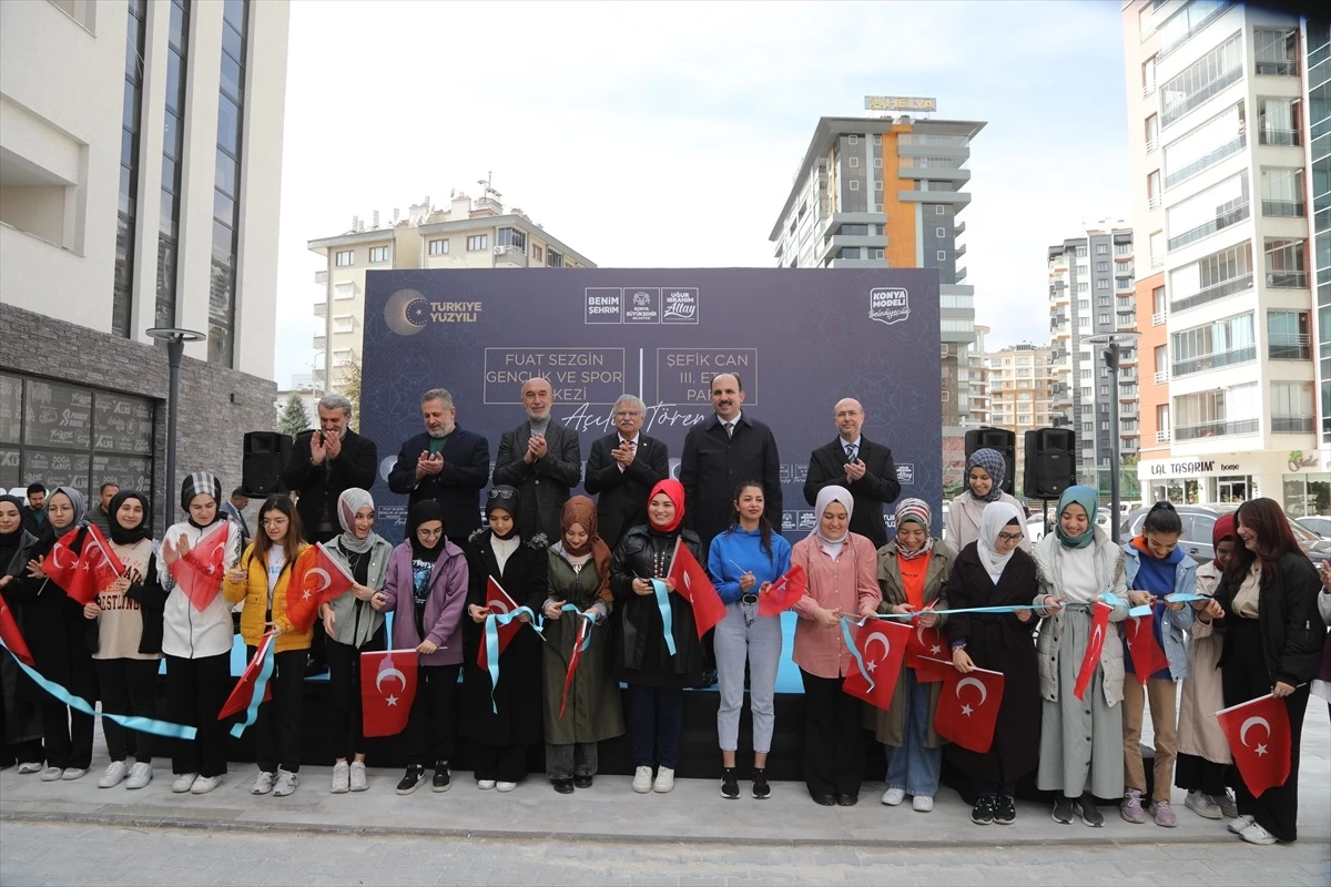 Konya Büyükşehir Belediyesi tarafından yapılan açılış töreni