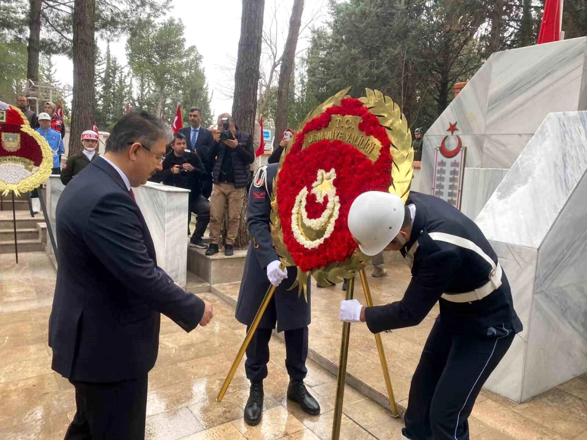 Osmaniye\'de 18 Mart Şehitleri Anma Günü ve Çanakkale Zaferi Töreni