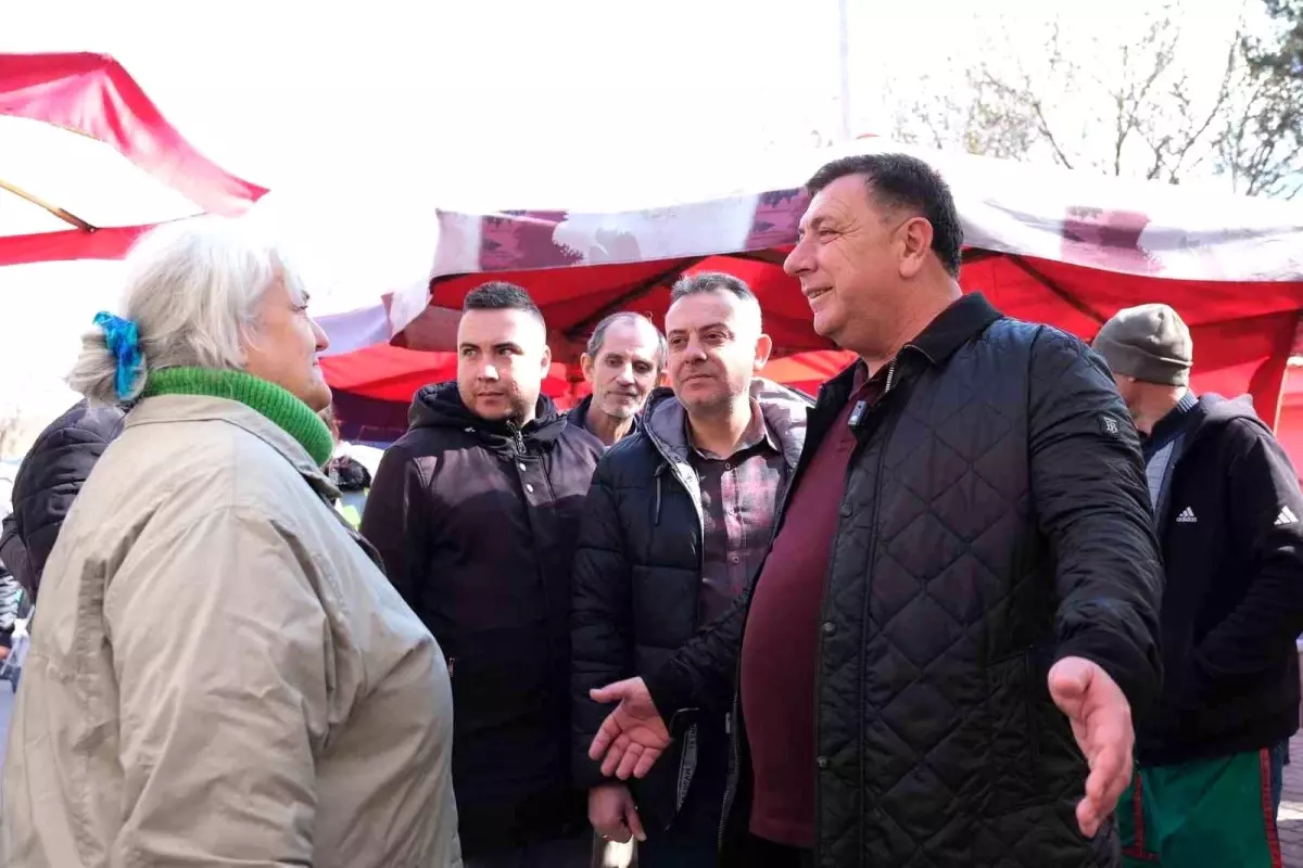 Cumhur İttifakı Odunpazarı Belediye Başkan Adayı Özkan Alp, Yenikent Mahallesi\'nde Esnafla Buluştu