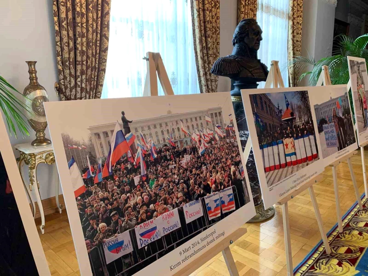 Rusya Federasyonu İstanbul Başkonsolosluğunda Kırım\'ın Rusya\'ya katılmasının 10. yılı kutlandı