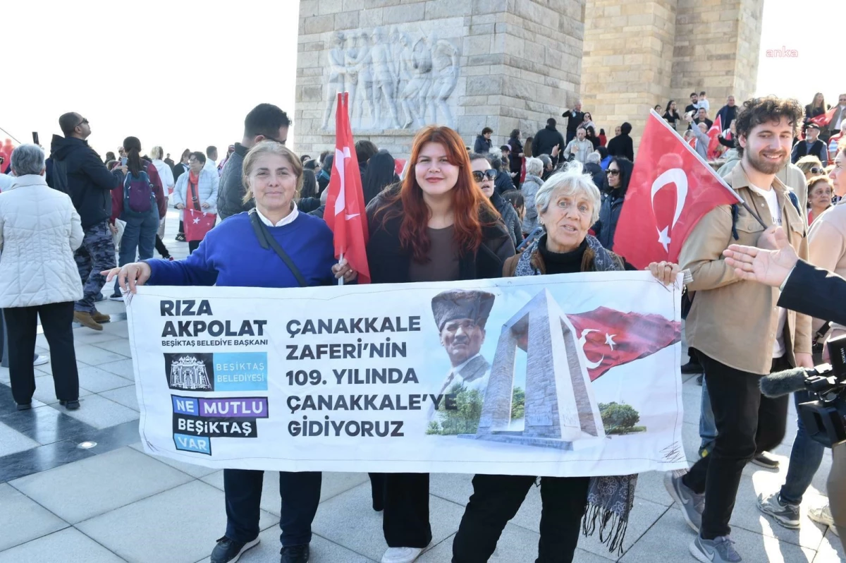 Beşiktaş Belediyesi, Çanakkale Zaferi\'nin 109. yılında Beşiktaşlı komşuları için gezi düzenledi