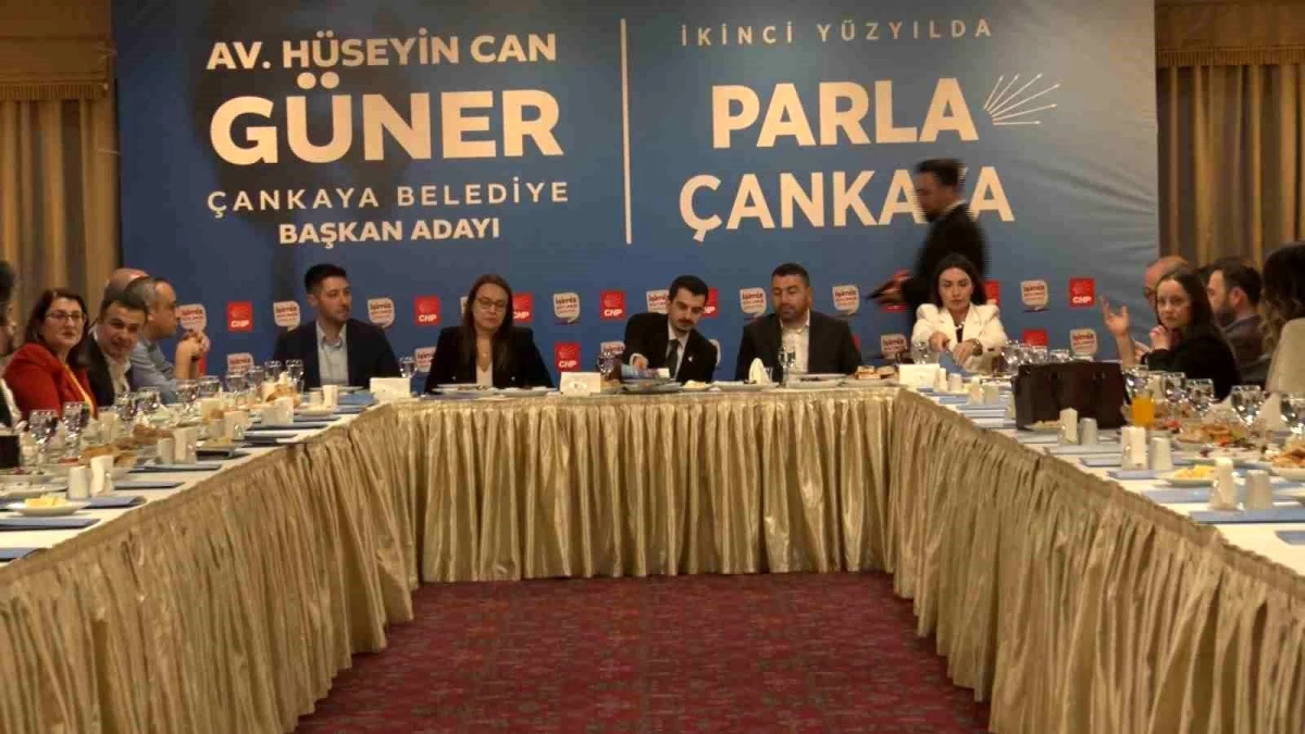 CHP Çankaya Belediye Başkan Adayı Hüseyin Can Güner, \'İkinci Yüzyılın Çankaya Projeleri\'ni tanıttı