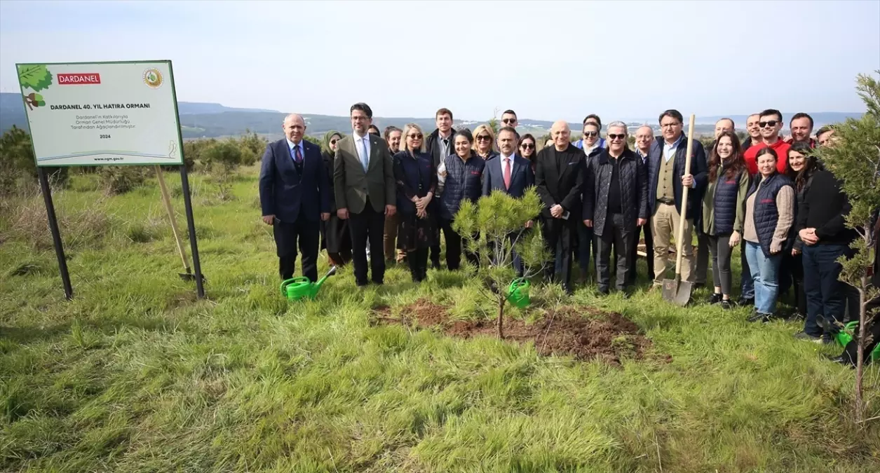 Dardanel, Çanakkale\'de Hatıra Ormanı Oluşturdu