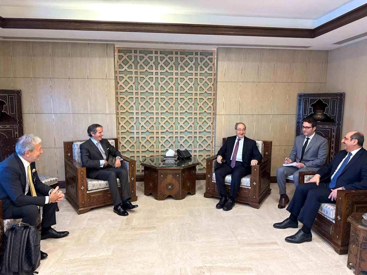 IAEA Genel Direktörü Rafael Grossi, Suriye Devlet Başkanı Beşar Esad ile görüştü