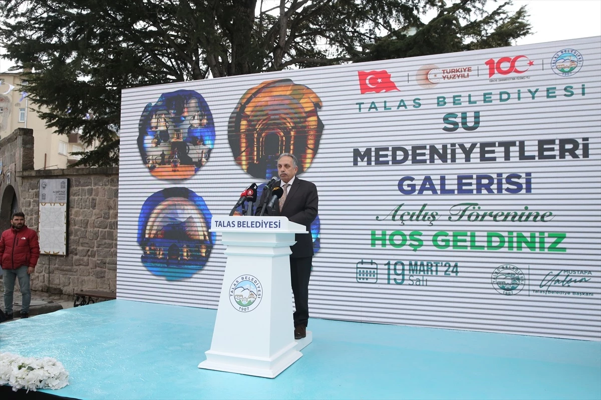 Kayseri\'nin Talas ilçesinde Su Medeniyetleri Galerisi açıldı