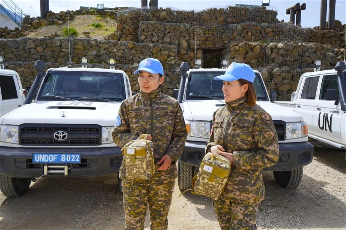 Kazakistan\'ın Barış Gücü, BM Golan Tepeleri\'ndeki Görevine Başladı