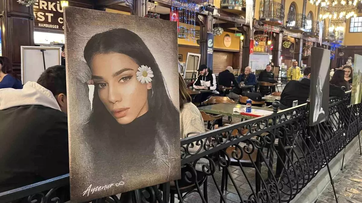 Eskişehir\'de Kızının Öldürülmesinin Ardından Açılan Resim Sergisi