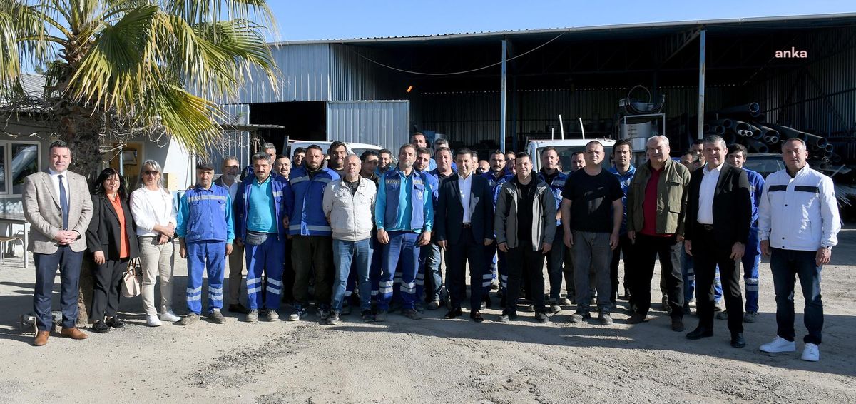 Kuşadası Belediye Başkanı Ömer Günel, ASKİ Şantiyesini Ziyaret Etti