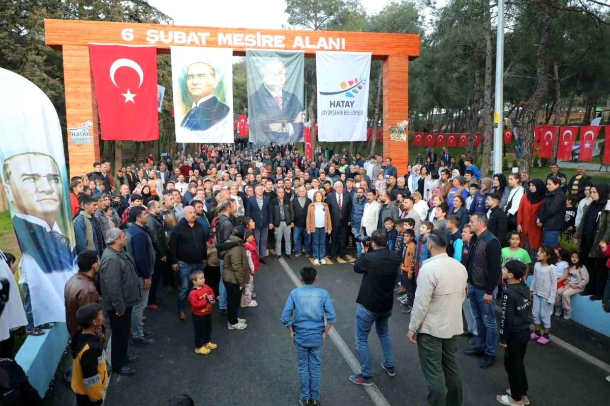 Hatay Büyükşehir Belediyesi, Kırıkhan\'da 6 Şubat Mesire Alanı\'nı açtı