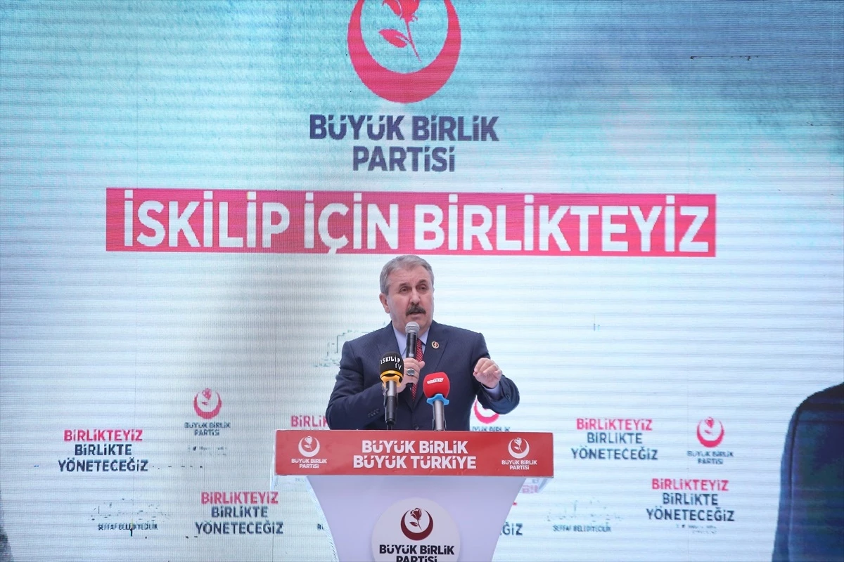 BBP Genel Başkanı Mustafa Destici: Terörle mücadele topyekun yapılmalı