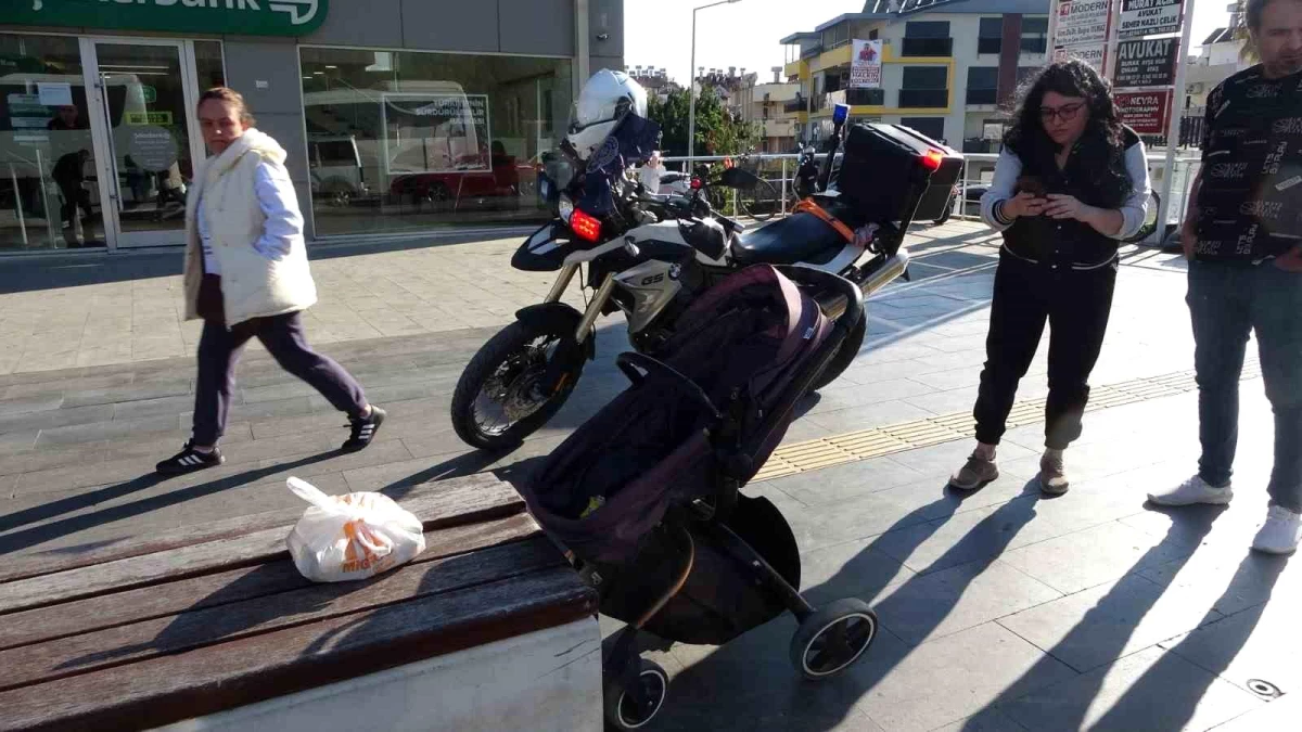 Manavgat\'ta bebek arabasına çarpan sürücüden hakaret