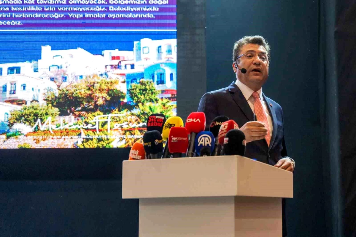 Cumhur İttifakı Bodrum Belediye Başkan Adayı Mehmet Tosun, Bodrum için hazırladığı projeleri tanıttı
