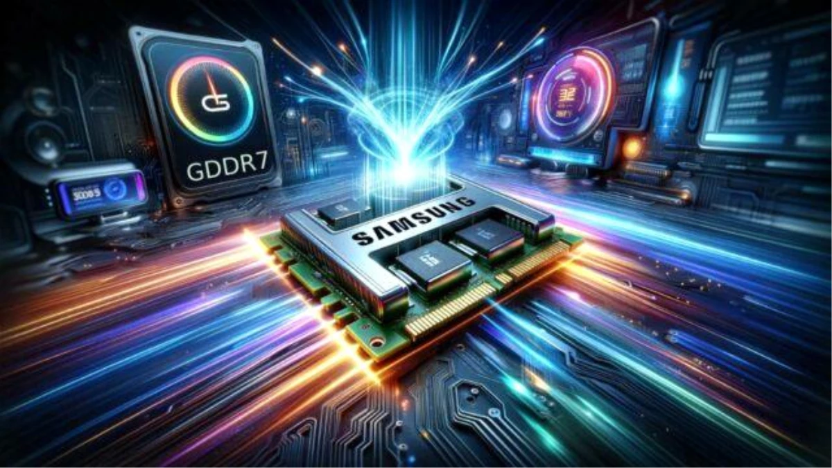 Samsung, 32 Gbps GDDR7 bellekleri tanıttı