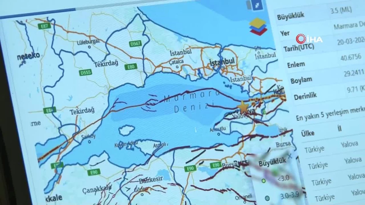 Yalova\'daki depremin ardından, "Kuzey Anadolu fay hattının Marmara Denizi içerisindeki koluna sıçrama yapabilir" uyarısı