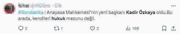 AYM'nin yeni başkanı Kadir Özkaya'nın özgeçmişindeki detay tartışma konusu oldu