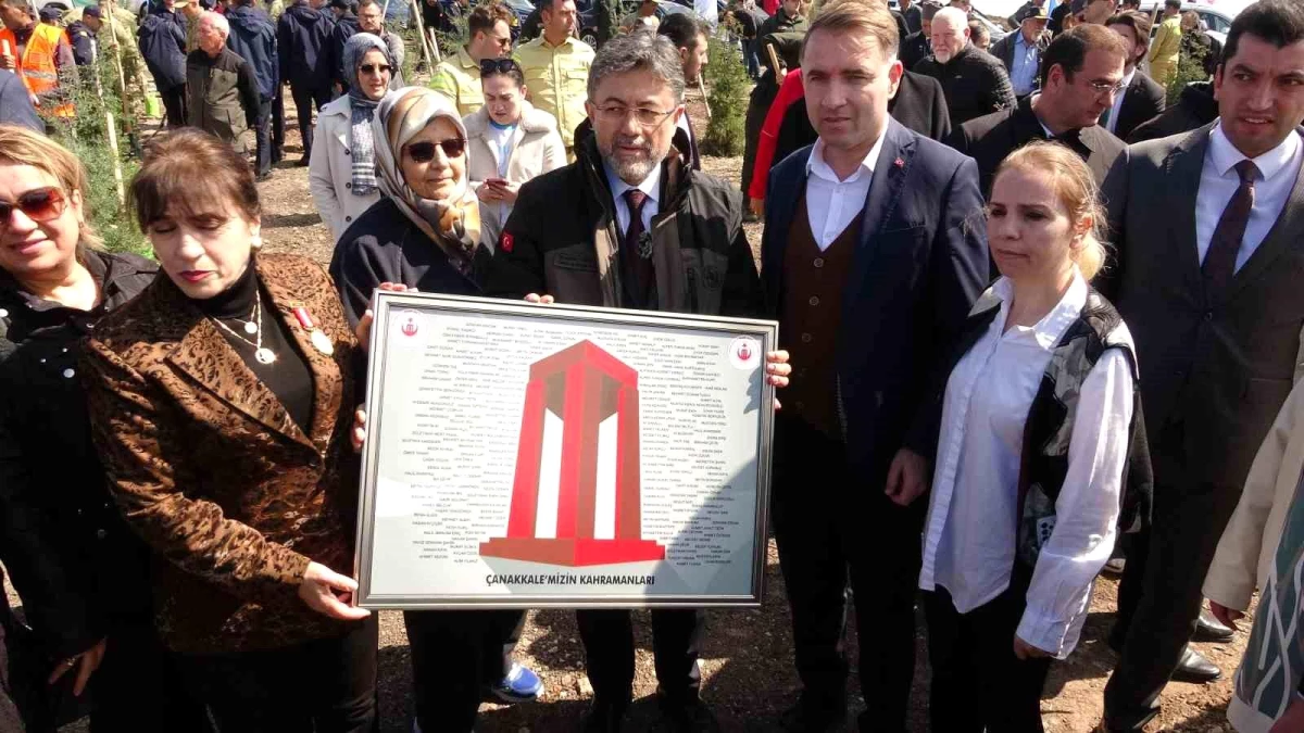 Tarım ve Orman Bakanı İbrahim Yumaklı, Çanakkale\'de fidan dikim etkinliğinde konuştu