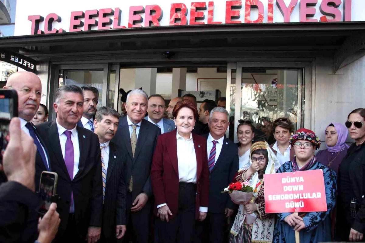 Meral Akşener Efeler Belediyesini Ziyaret Etti