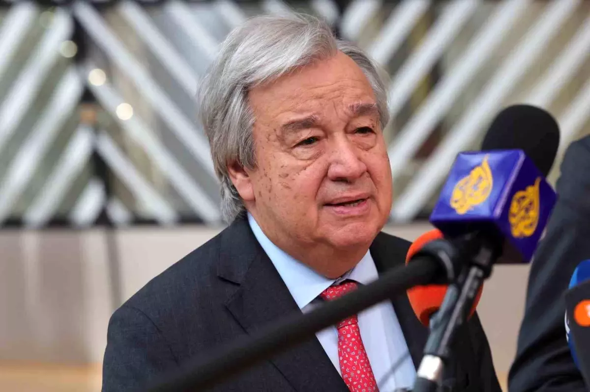 BM Genel Sekreteri Guterres, Gazze\'de çifte standart uygulanmaması gerektiğini söyledi