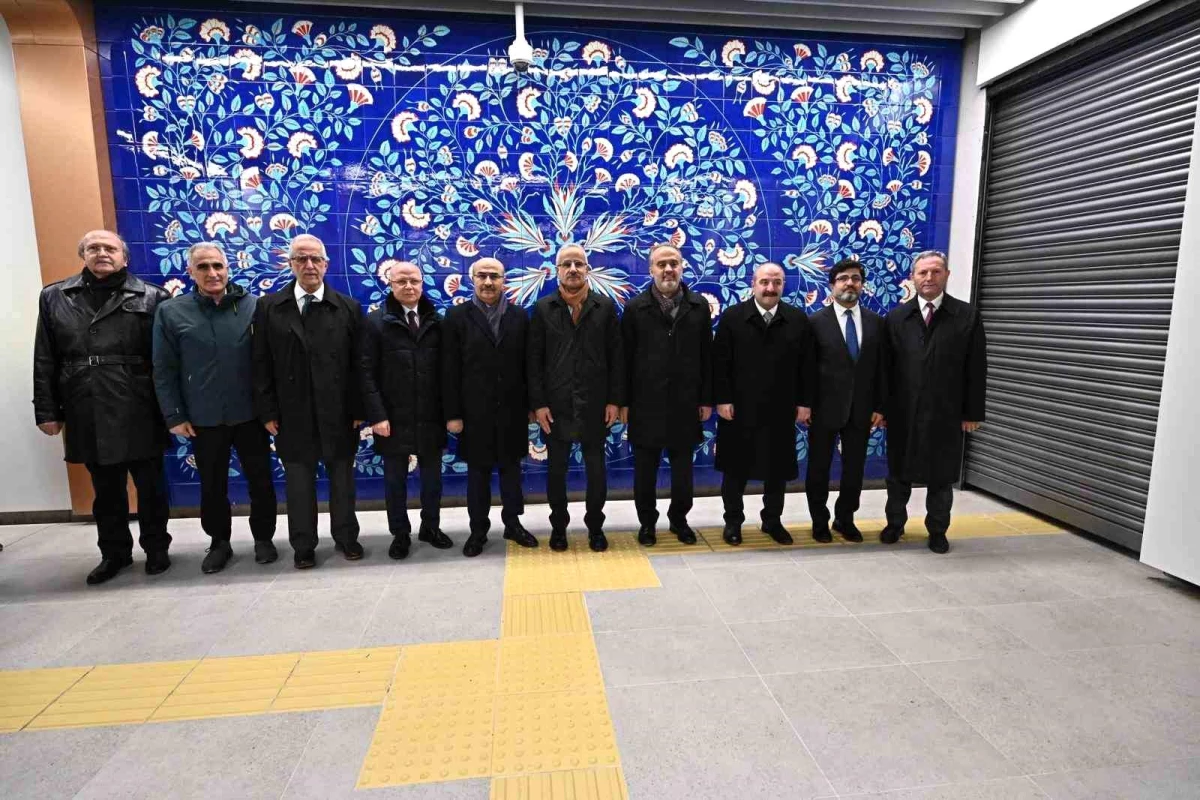Bursa Büyükşehir Belediyesi Destekleriyle Emek-Şehir Hastanesi Metro Hattı Açıldı