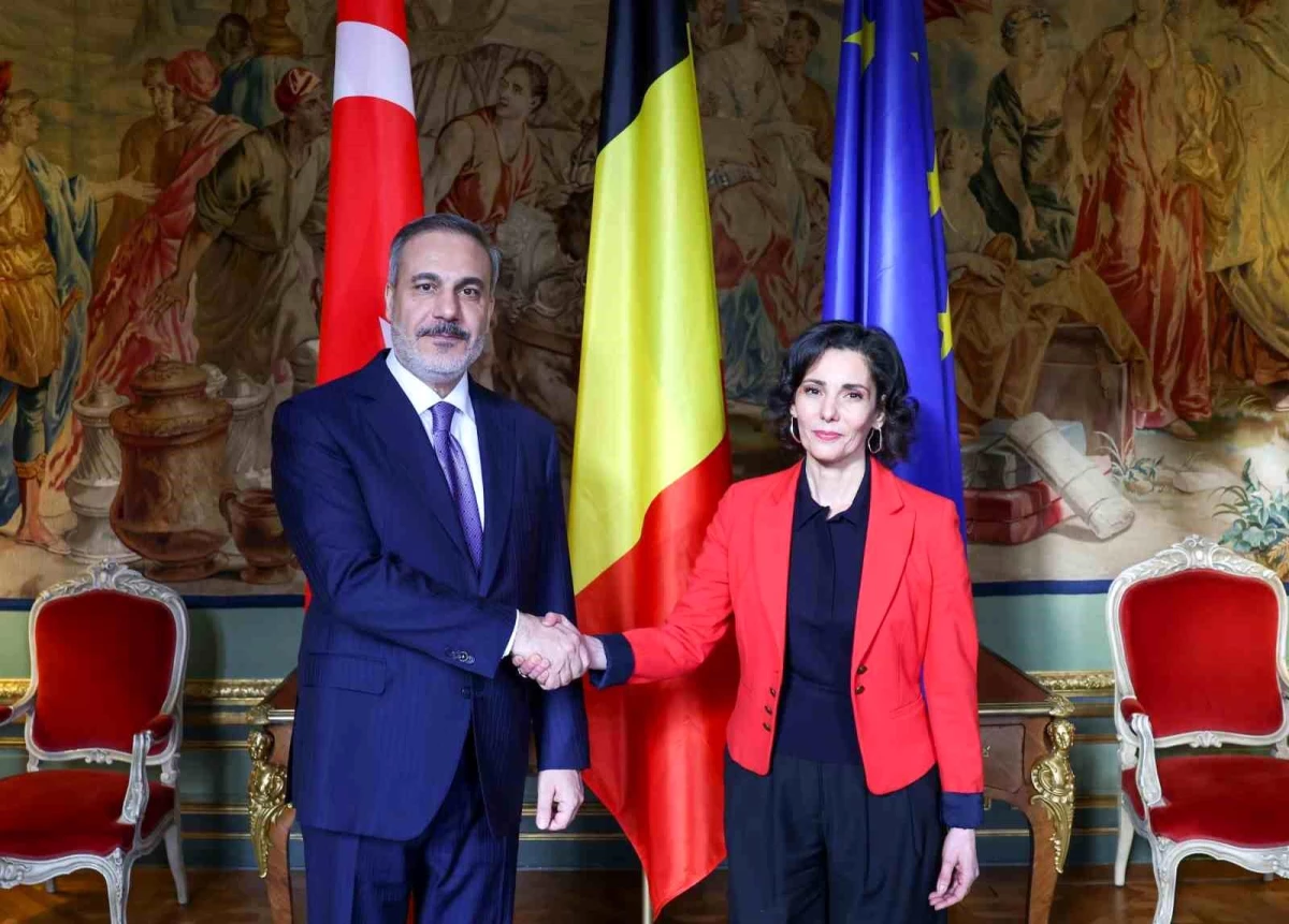 Dışişleri Bakanı Hakan Fidan, Belçika Dışişleri Bakanı ile görüştü