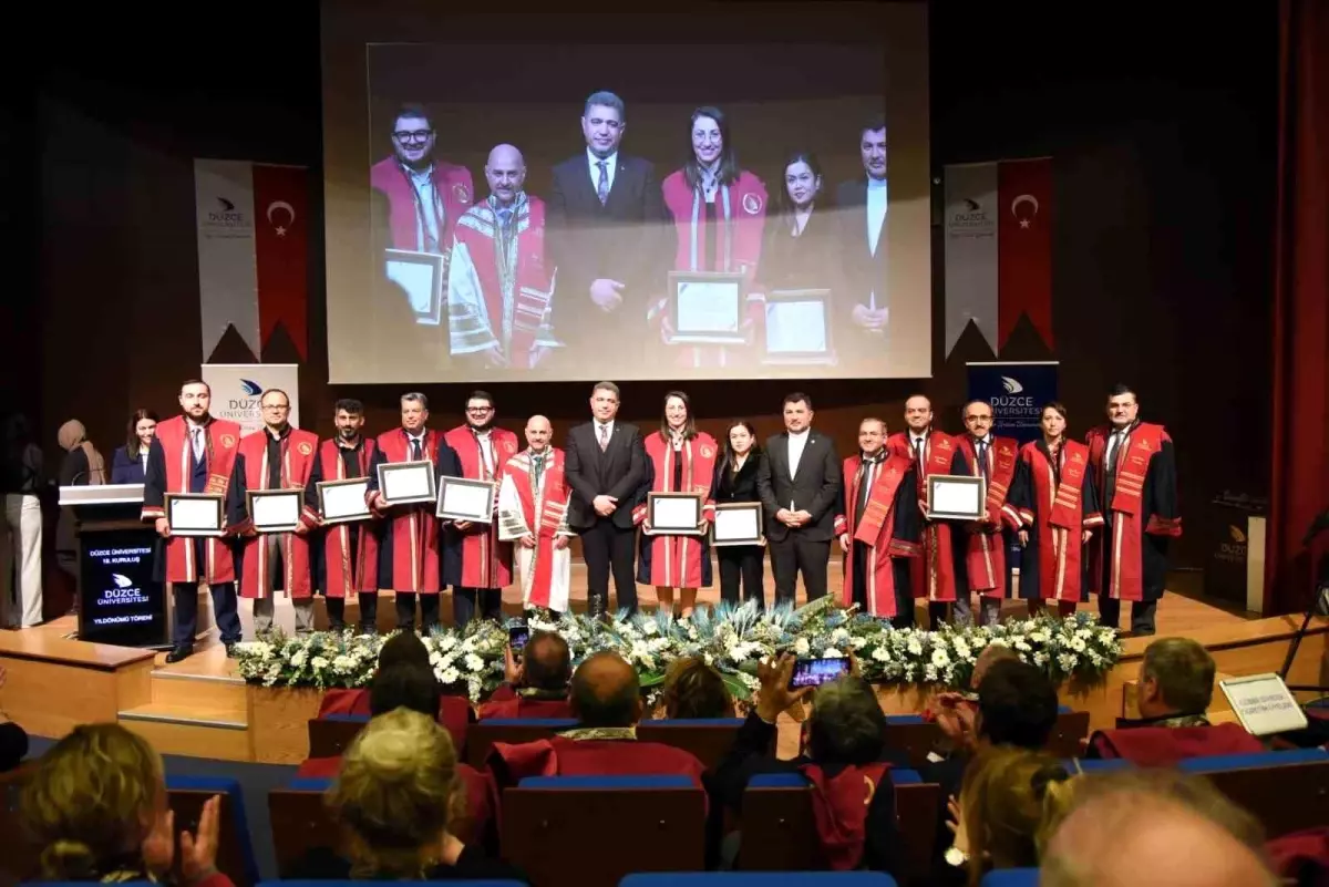 Düzce Üniversitesi 18. Kuruluş Yıl Dönümünü Kutladı