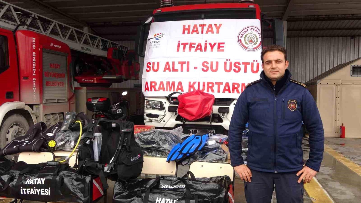 Hatay İtfaiyesi Deprem Sonrası Ekipmanlarını Yenileyerek Arama Kurtarma Kapasitesini Artırdı