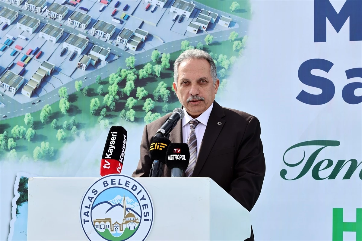 Talas Belediyesi Mermerciler Sanayi Sitesi\'nin Temelini Attı