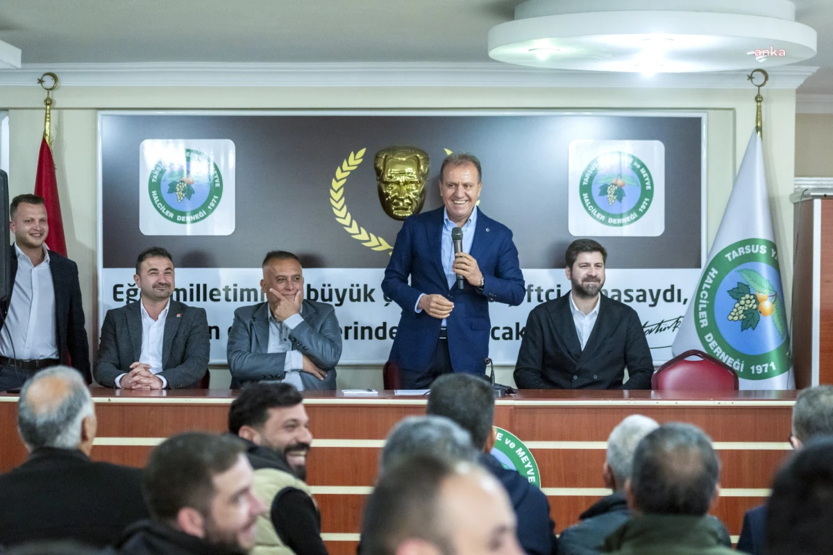 Mersin Büyükşehir Belediye Başkanı Vahap Seçer, Tarsus Hal Kompleksi\'ni ziyaret etti