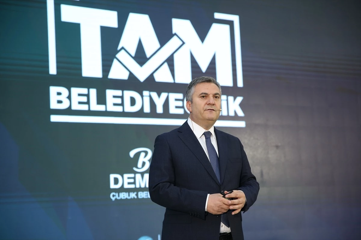 Çubuk Belediye Başkanı Baki Demirbaş, yeni dönem projelerini tanıttı