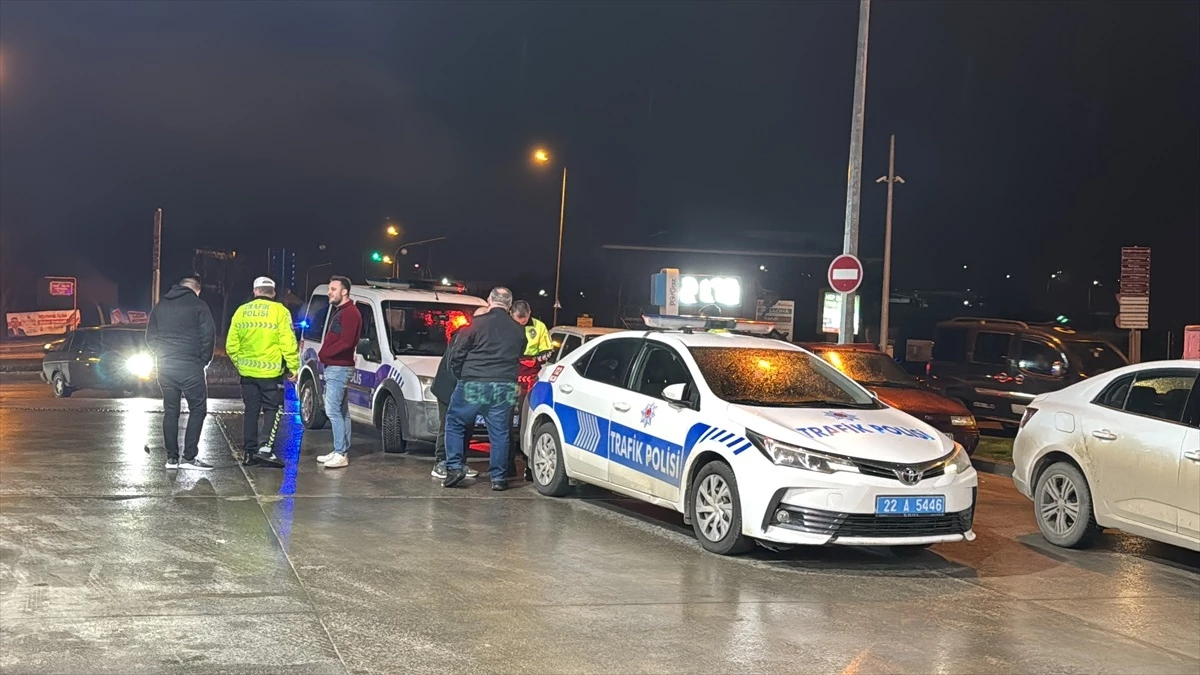 Edirne\'de Polis Kovalamacası Sonucu Alkollü Sürücü Yakalandı