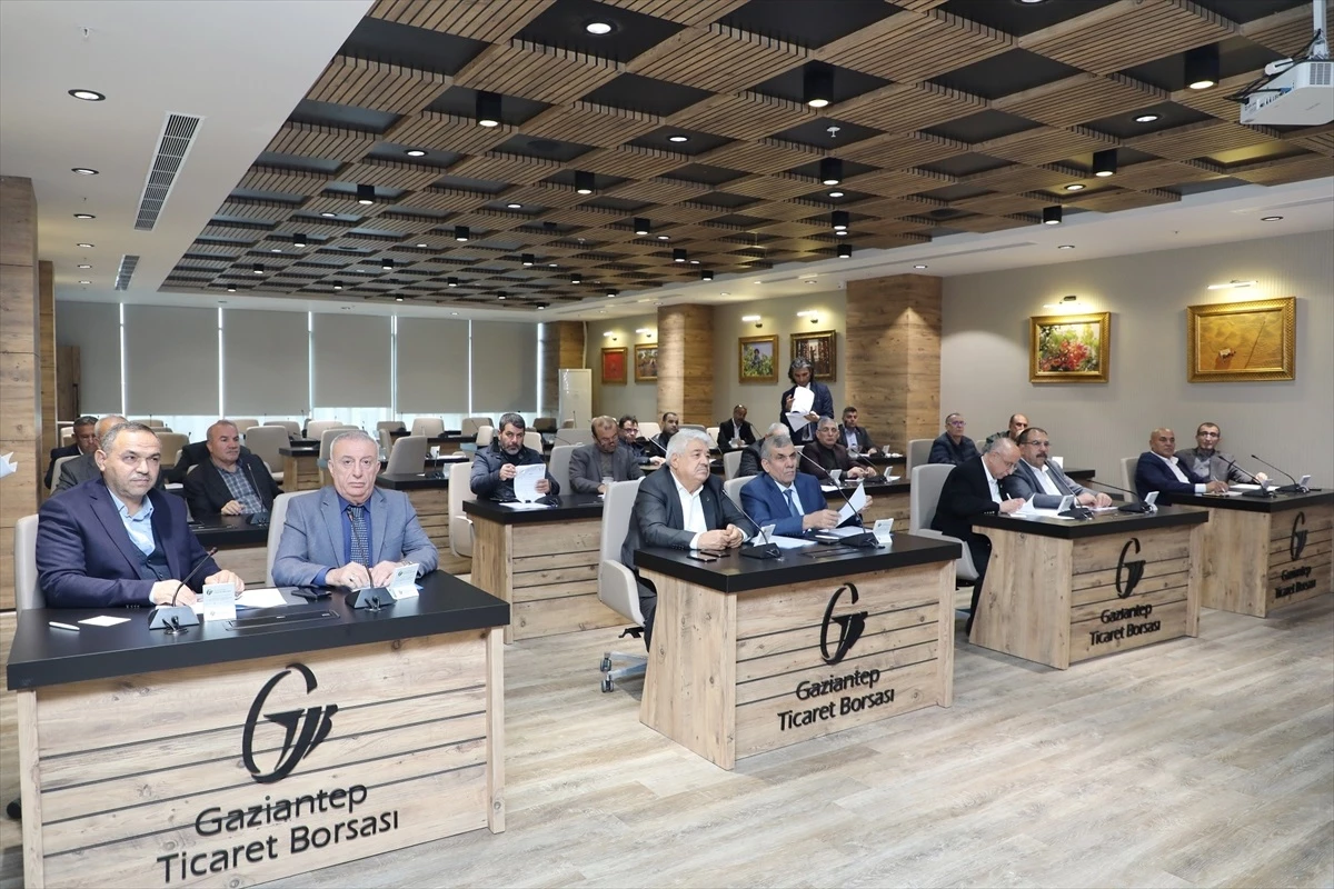 Gaziantep Ticaret Borsası Mart Ayı Meclis Toplantısı Gerçekleştirildi