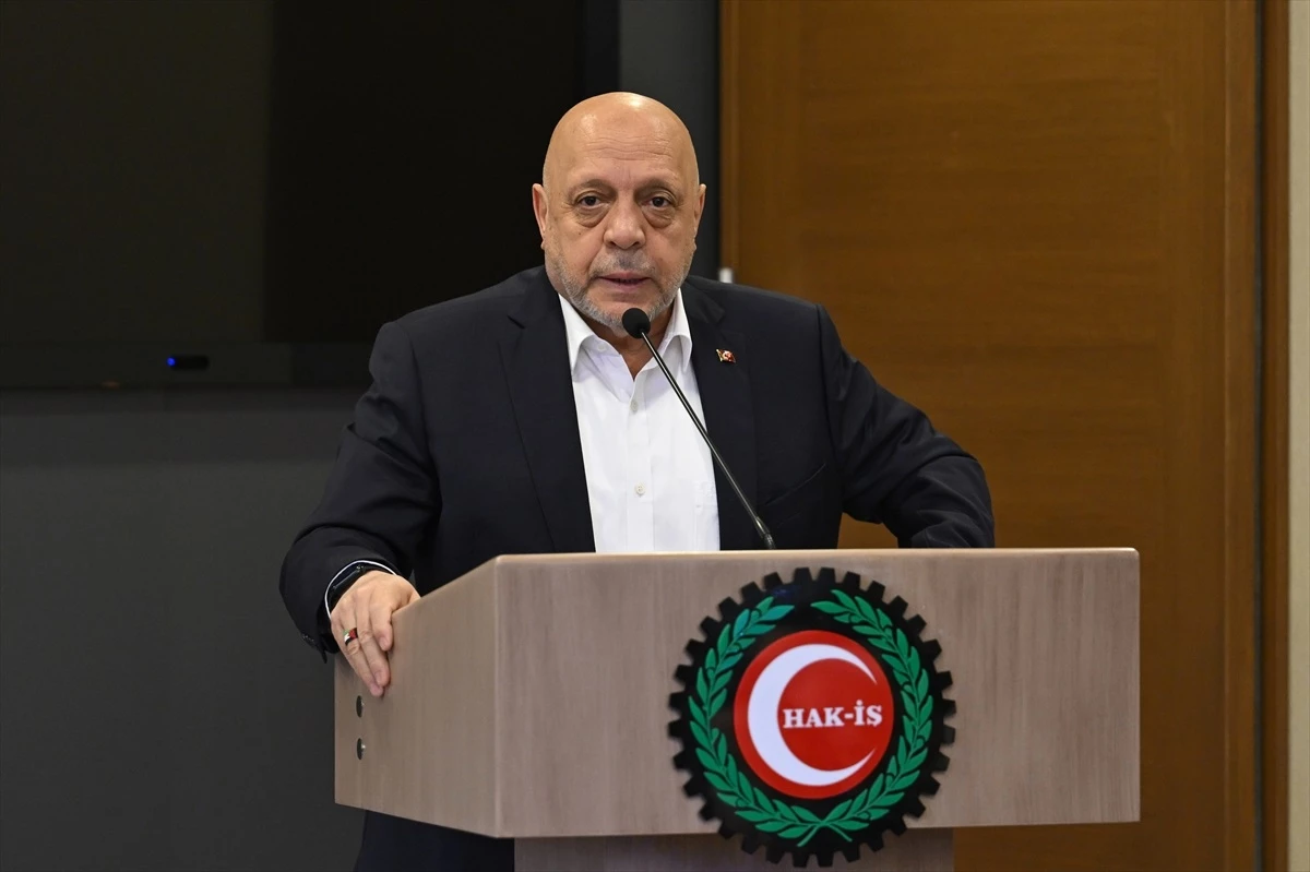 HAK-İŞ Genel Başkanı Arslan "Dünya Su Günü" toplantısında konuştu Açıklaması