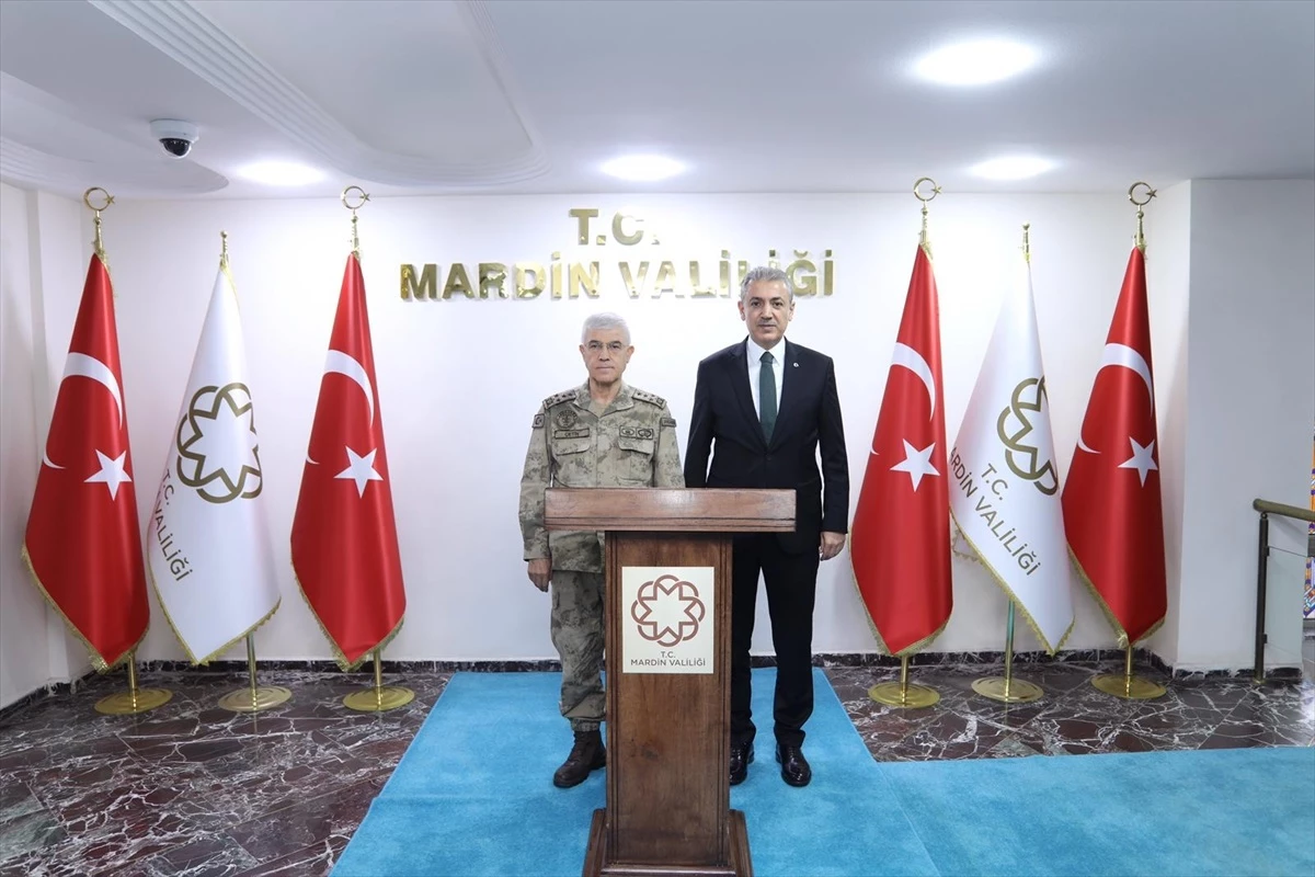 Jandarma Genel Komutanı Mardin Valiliğine ziyarette bulundu
