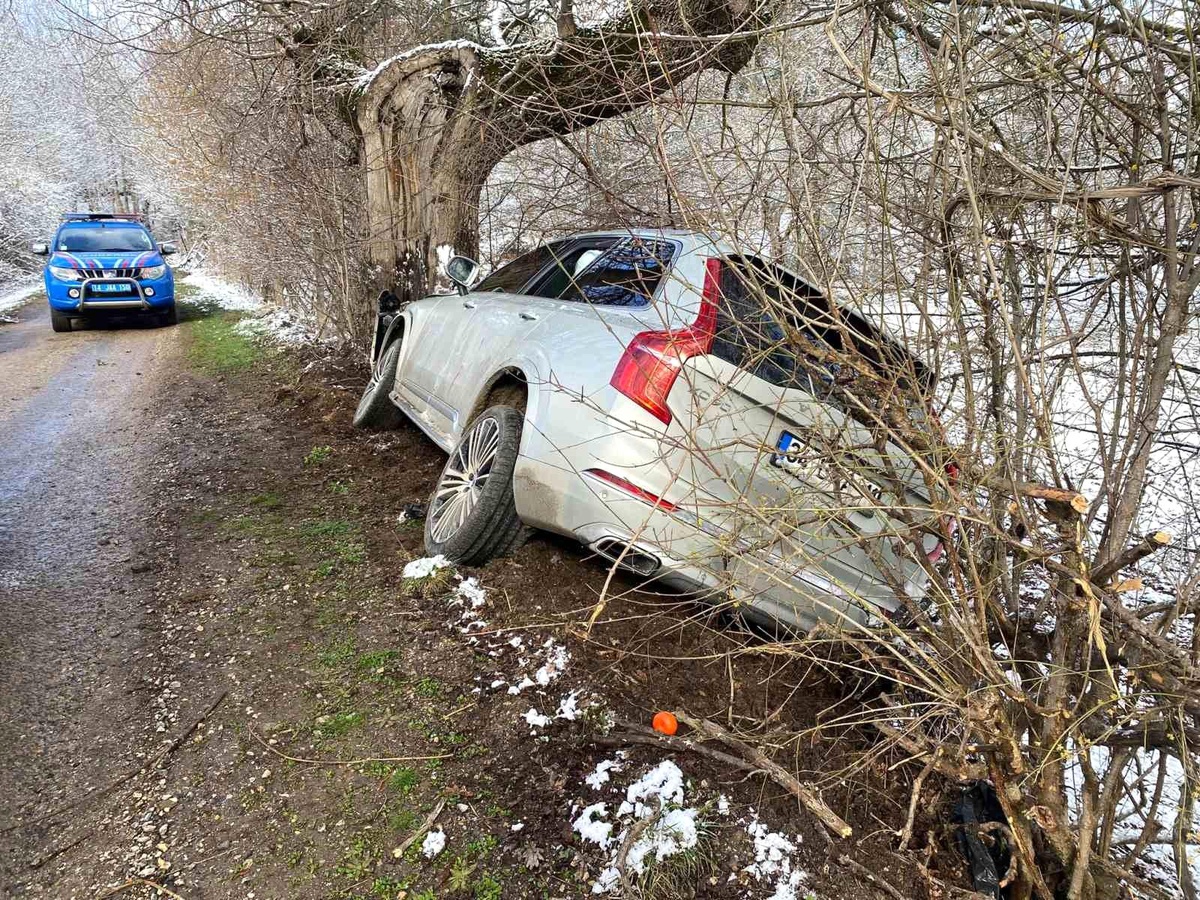 İstanbul\'dan Bolu\'ya giden araç ağaca çarptı: 3 kişi yaralandı