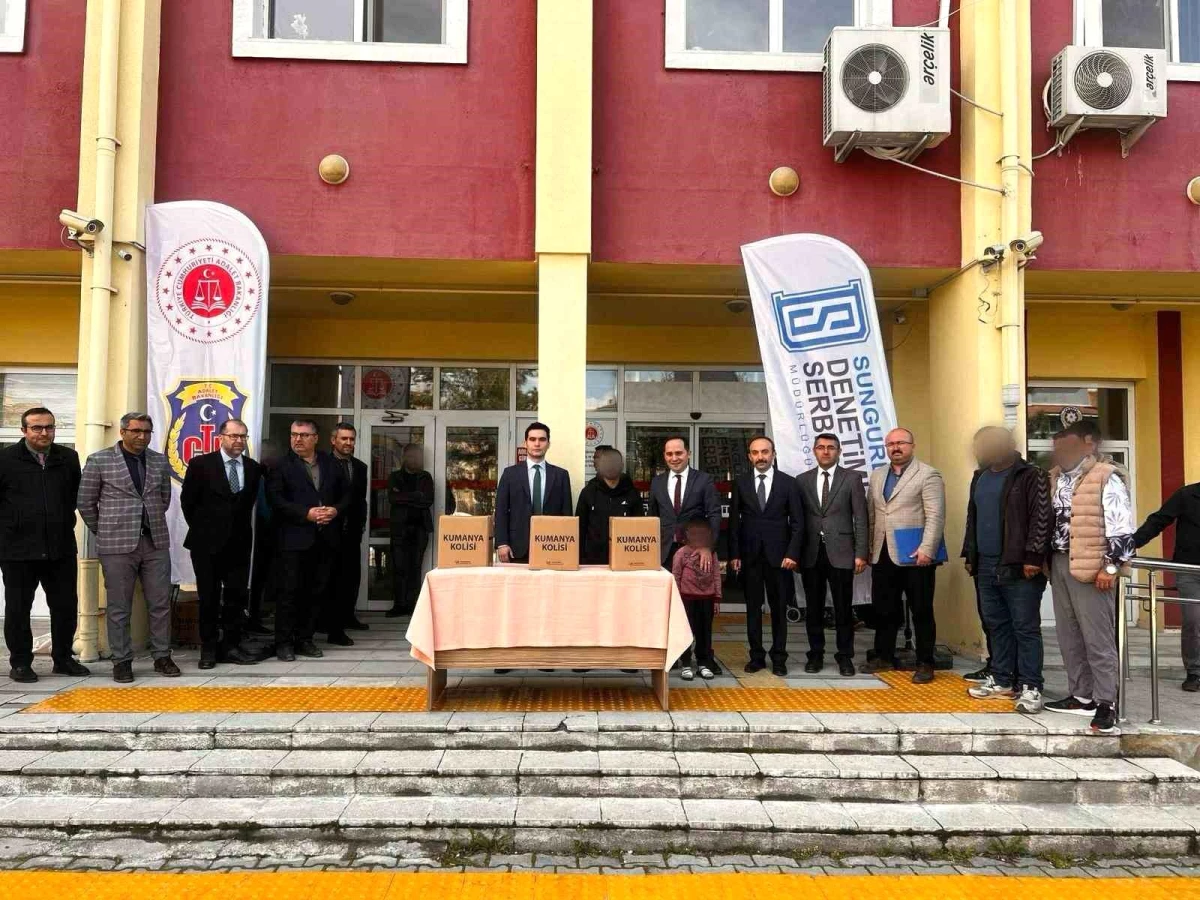 Sungurlu Cumhuriyet Başsavcılığından yükümlülere gıda yardımı