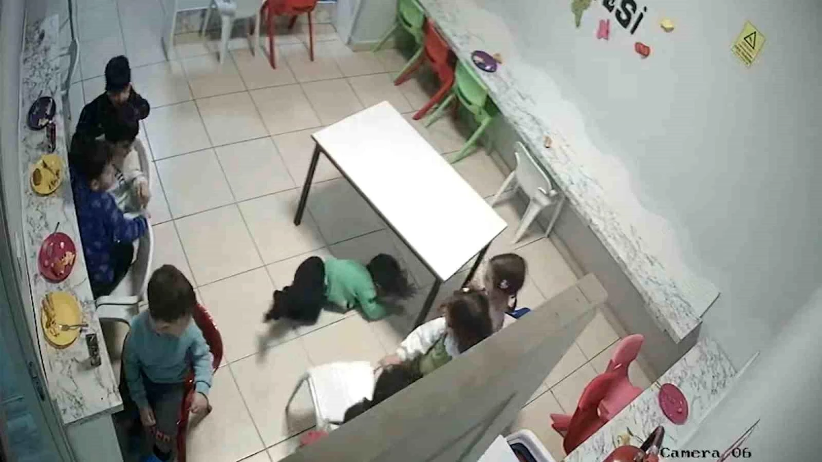 Kreşte "Başını masaya çarptı" denen çocukla ilgili korkunç ayrıntı kamerada