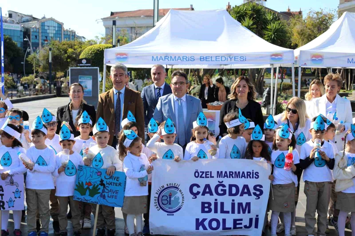 Marmaris Belediyesi, Dünya Su Günü\'nde su tasarrufu etkinlikleri düzenledi