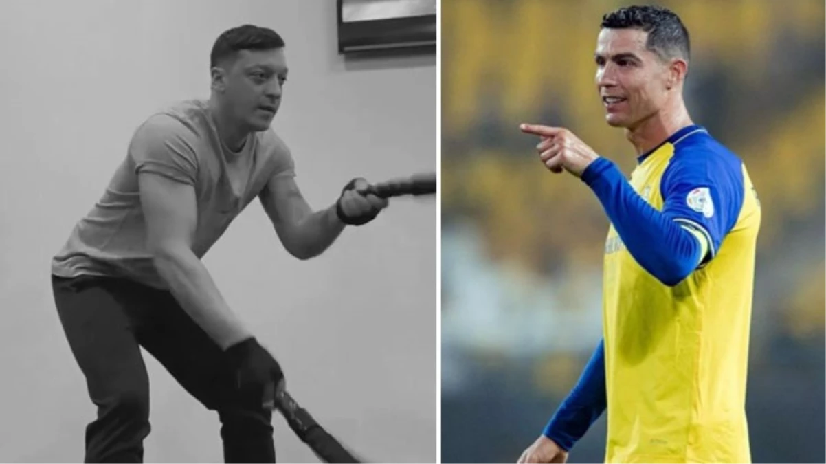 Mesut Özil\'in kaslı haline Cristiano Ronaldo\'dan 3 kelimelik yorum