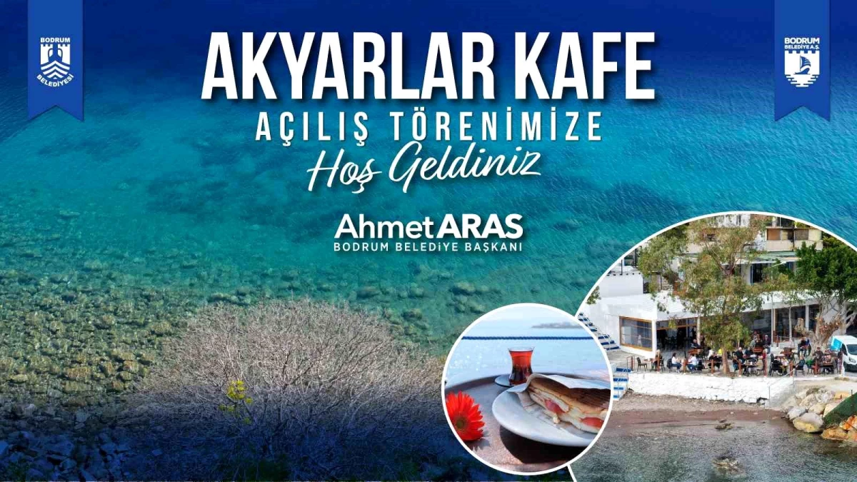 Bodrum Belediyesi Özel Bodrum Lale-Süreyya Turgut Anaokulu ve Bodrum Belediye AŞ Akyarlar Kafe\'nin açılışını gerçekleştirecek