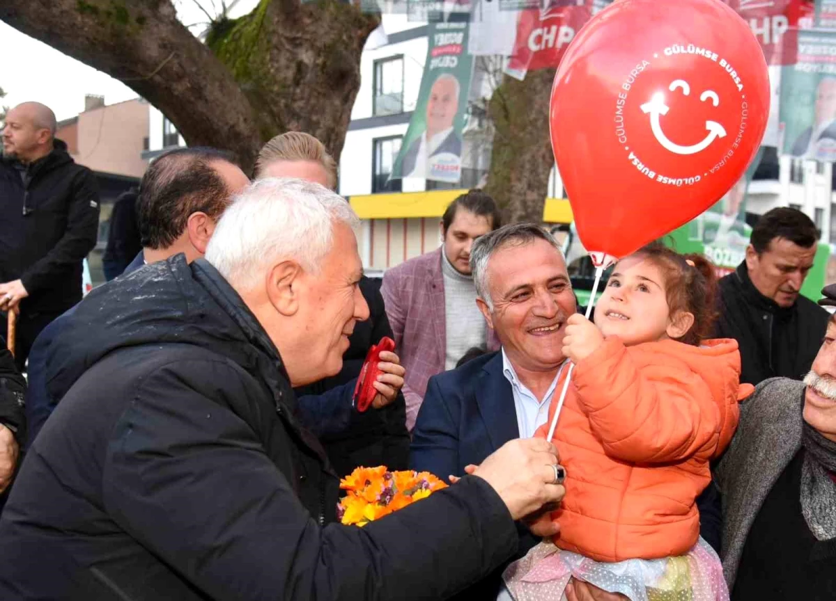 Mustafa Bozbey, İnegöl\'e yeni okul, doğalgaz ve pazar yeri müjdesi verdi