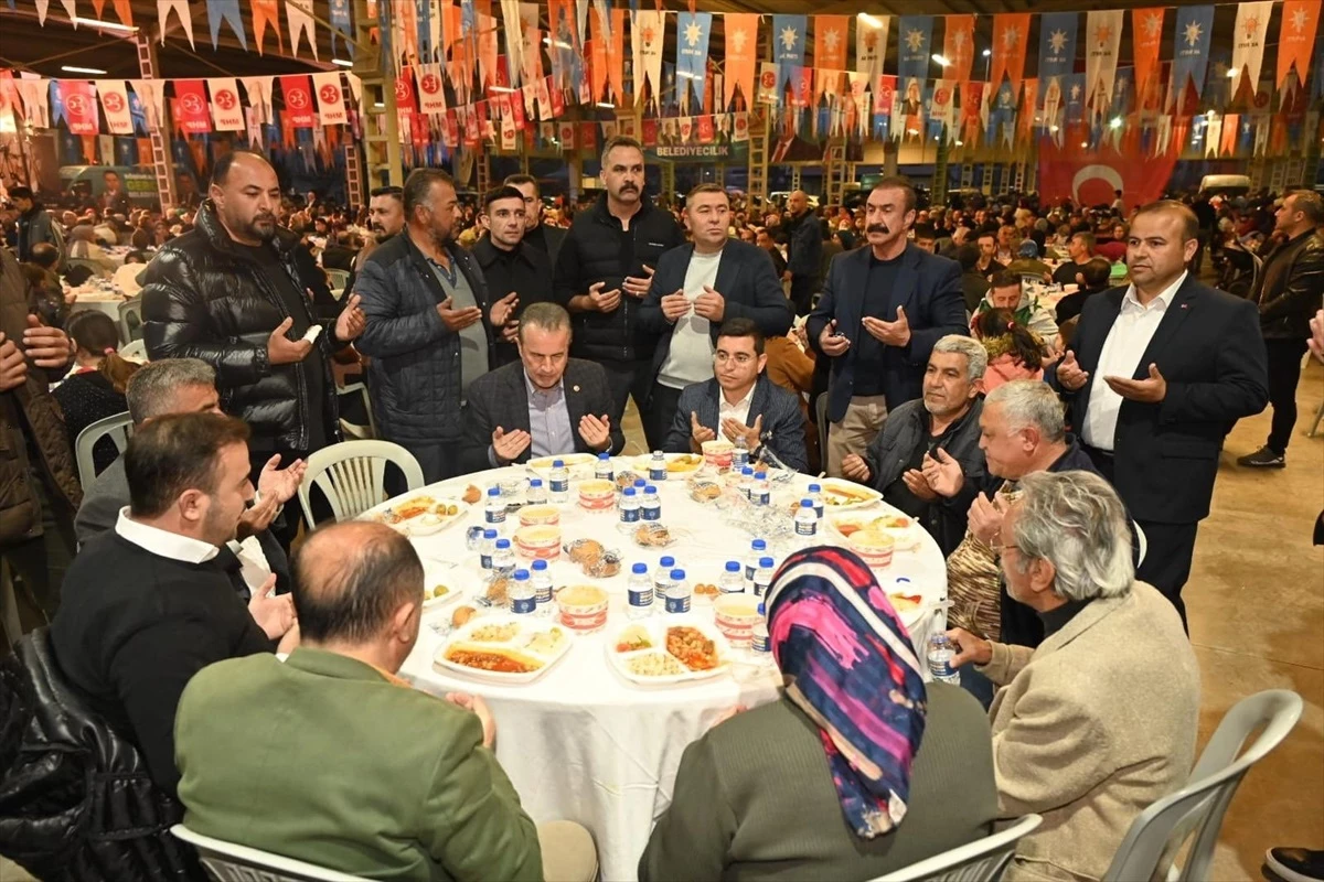 Hakan Tütüncü, Döşemealtı ilçesinde vatandaşlarla iftar programında buluştu