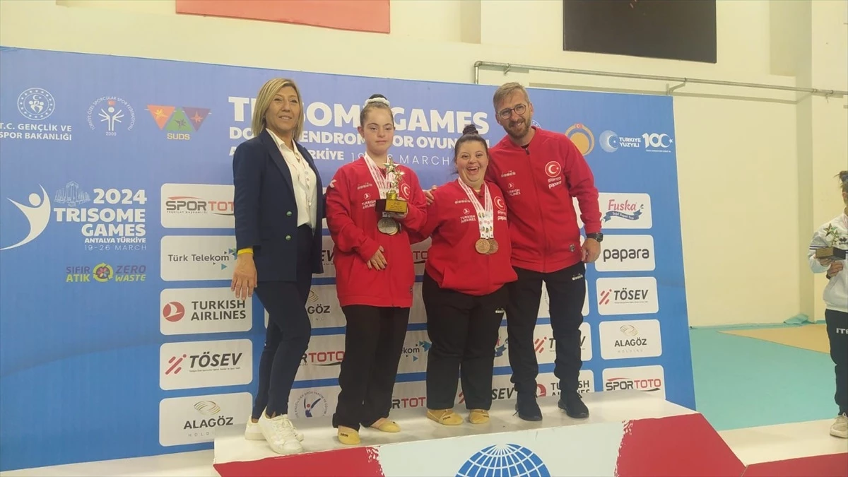 Down sendromlu cimnastikçi Selin Naz Özcan dünya şampiyonu oldu
