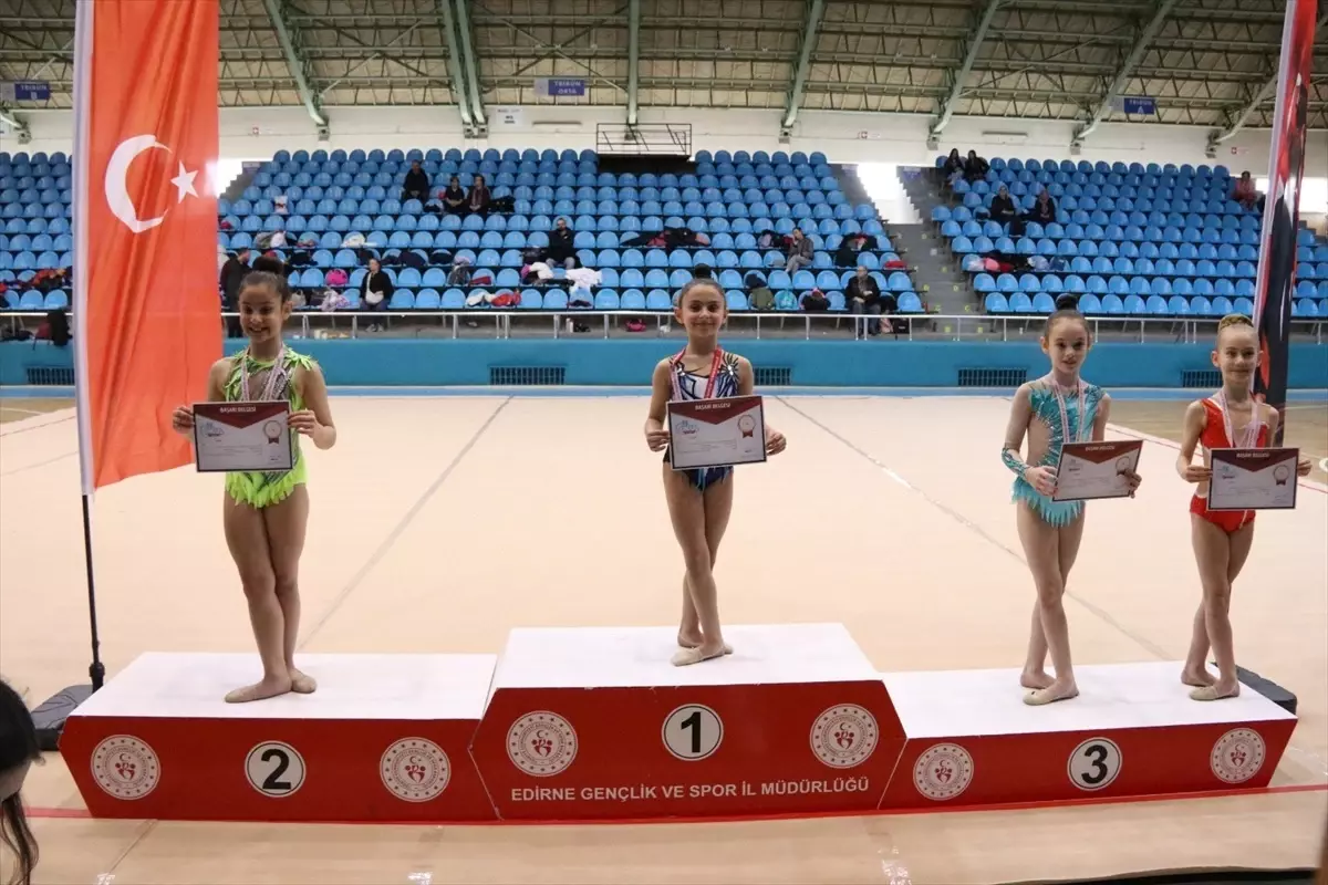 Edirne Okul Sporları Ritmik Cimnastik Müsabakaları Sonuçlandı